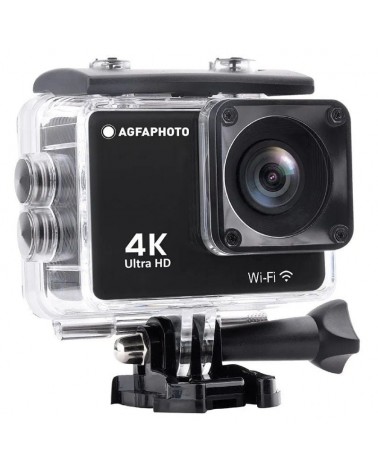 Cámara digital deportiva agfaphoto realimove ac9000/ 16mp/ negra
