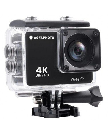 Cámara digital deportiva agfaphoto realimove ac9000/ 16mp/ negra