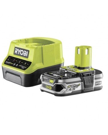 Cargador + batería de litio ryobi one+ rc18120-125/ 18v 2,0ah