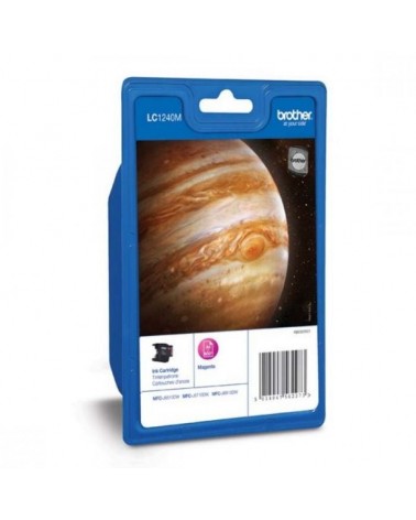 Cartucho de tinta original brother lc-1240m/ magenta