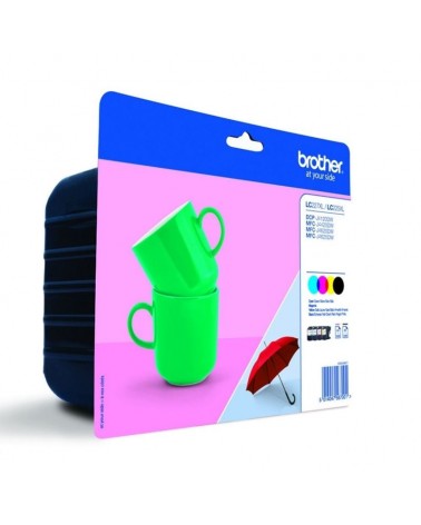 Cartucho de tinta original brother lc-227xl alta capacidad multipack/ cian/ magenta/ amarillo/ negro