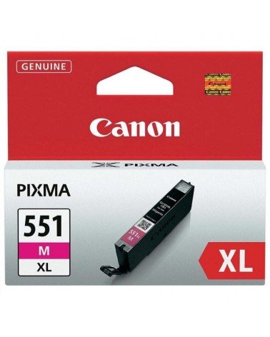Cartucho de tinta original canon cli-551m xl alta capacidad/ magenta
