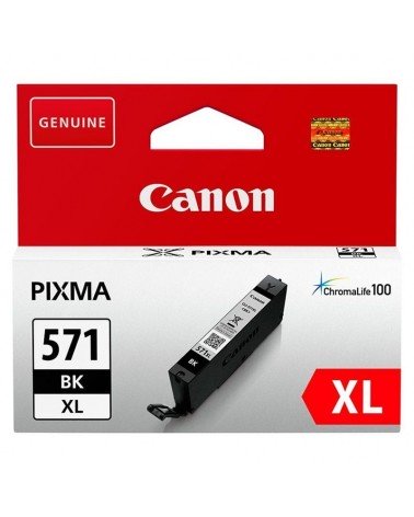 Cartucho de tinta original canon cli-571xl alta capacidad/ negro