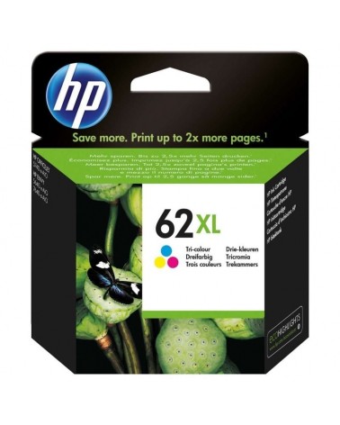Cartucho de tinta original hp nº62 xl alta capacidad/ tricolor