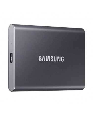 Disco externo ssd samsung portable t7 1tb/ usb 3.2/ gris