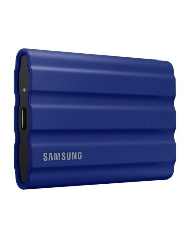 Disco externo ssd samsung portable t7 shield 1tb/ usb 3.2/ azul