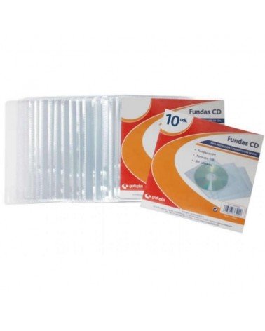 Funda cd grafoplás 13650000/ 10 unidades