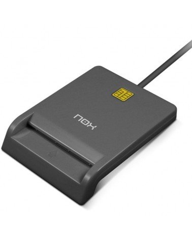 Lector de dni y tarjetas nox card id/ negro