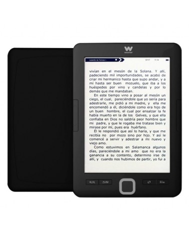 Libro electrónico ebook woxter scriba 195/ 6'/ tinta electrónica/ negro