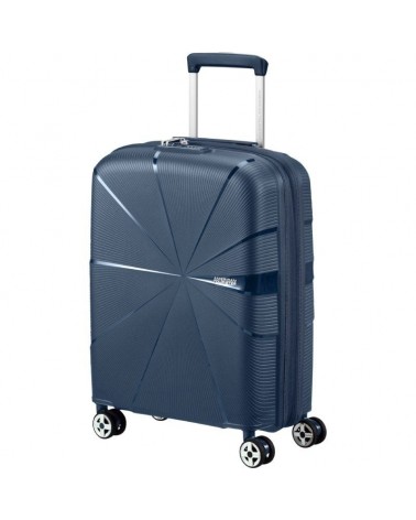 Maleta de cabina american tourister starvibe spinner 55cm/ 55x40x20cm/ 4 ruedas/ azul marino
