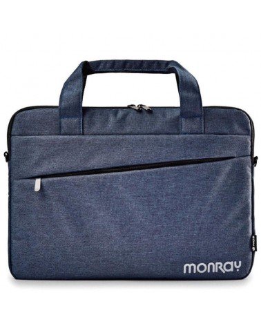 Maletín monray charter para portátiles hasta 15.6'/ azul