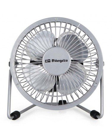 Mini ventilador usb orbegozo pw 1025/ plata
