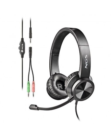 Auriculares ngs msx 11 pro/ con micrófono/ jack 3.5/ negros