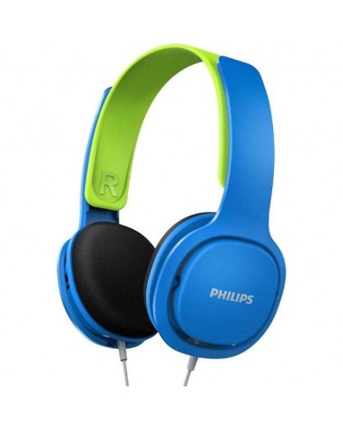 Auriculares philips shk2000bl/ jack 3.5/ azules