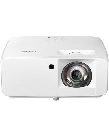 Proyector láser optoma zw350st/ 3600 lúmenes/ wxga/ hdmi/ blanco