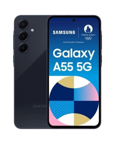Smartphone samsung galaxy a55 enterprise edition 8gb/ 128gb/ 6.6'/ 5g/ negro eclipse