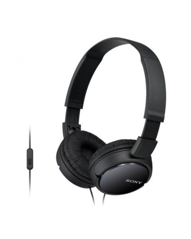 Auriculares sony mdrzx110apb/ con micrófono/ jack 3.5/ negros