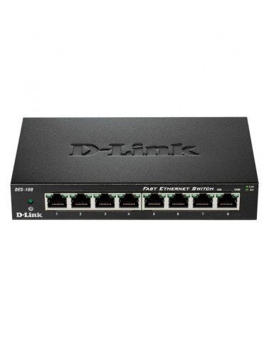 Switch d-link des-108 8 puertos/ rj-45 10/100
