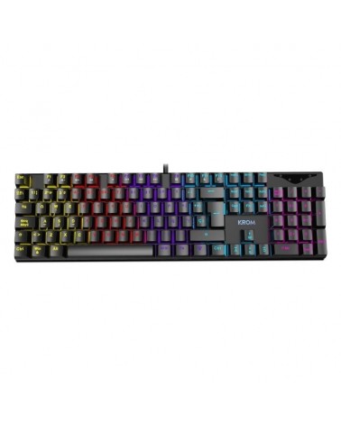 Teclado gaming mecánico krom kasic/ negro