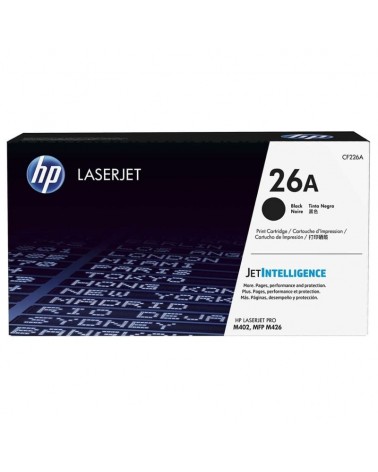 Tóner original hp nº26a/ negro