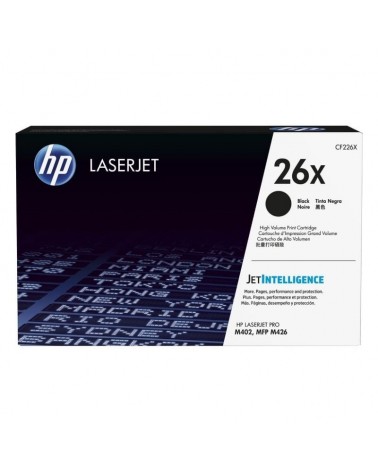 Tóner original hp nº26x xl alta capacidad/ negro