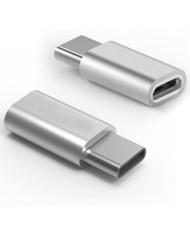 Adaptador micro usb 3go a201 micro usb hembra - usb tipo-c macho