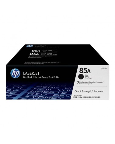 Toner original hp nº85a multipack/ 2x negro