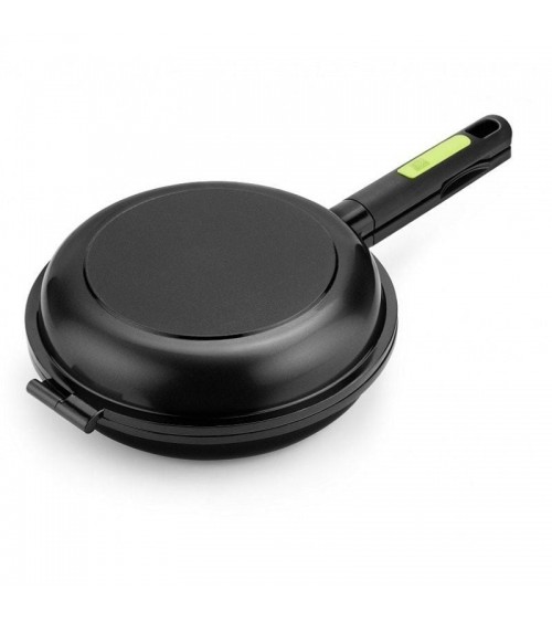 Sartén dupla para tortillas bra prior a121467/ ø26cm/ aluminio fundido/ apta para inducción