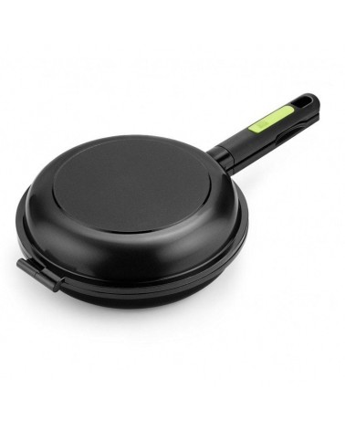 Sartén dupla para tortillas bra prior a121467/ ø26cm/ aluminio fundido/ apta para inducción