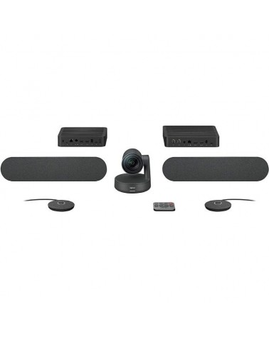 Sistema de videoconferencia logitech rally plus/ campo de visión 82º/ 4k