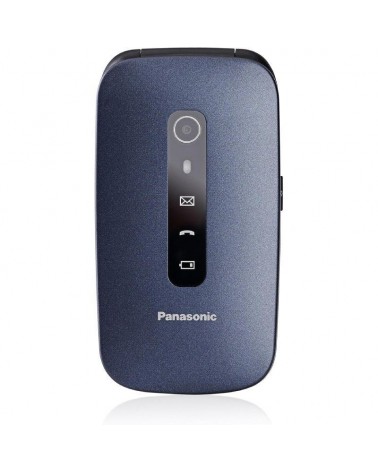 Teléfono móvil panasonic kx-tu550 para personas mayores/ azul