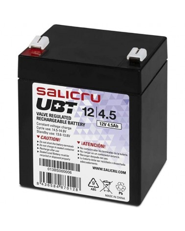 Batería salicru ubt 12/4,5 compatible con sai salicru según especificaciones