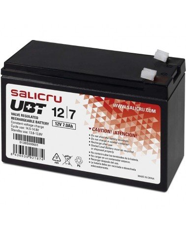 Batería salicru ubt 12/7 v2 compatible con sai salicru según especificaciones