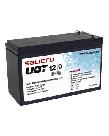 Batería salicru ubt 12/9 compatible con sai salicru según especificaciones