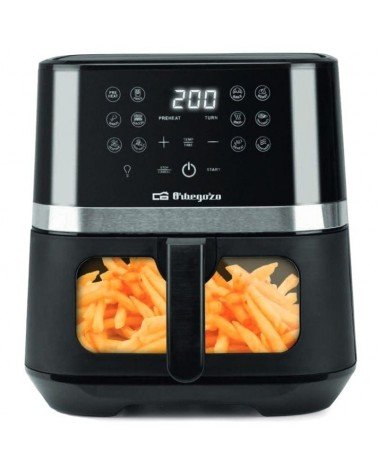 Freidora por aire / sin aceite orbegozo fdr 68/ 1800w/ capacidad 6.5l