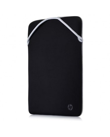 Funda hp 2f2j1aa reversible para portátiles hasta 14.1'/ negro y plata