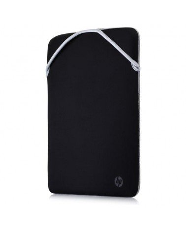 Funda hp 2f2j1aa reversible para portátiles hasta 14.1'/ negro y plata