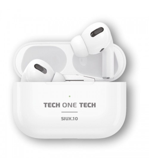 Auriculares bluetooth tech one tech siux.10 tec1410/ con estuche de carga/ autonomía 5h/ blancos