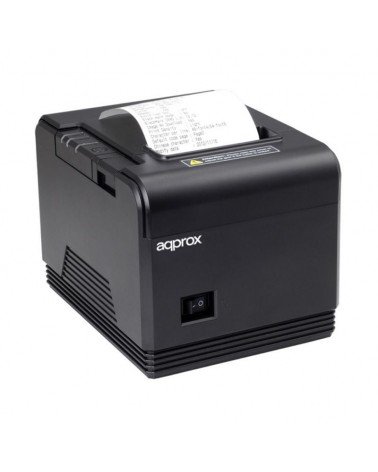 Impresora de tickets approx apppos80am3/ térmica/ ancho papel 80mm/ usb-rs232-ethernet/ negra