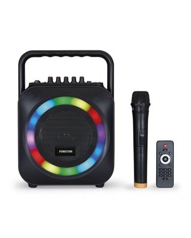 Altavoz portable con bluetooth fonestar box-35led/ 35w/ 1.0