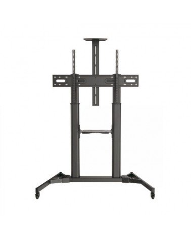 Soporte de pie inclinable con ruedas fonestar sts-42106n para tv de 60-100'/ hasta 100kg