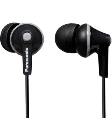 Auriculares intrauditivos panasonic rp-hje125/ jack 3.5/ negros