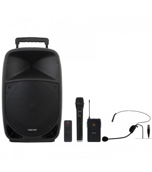 Altavoz portable con bluetooth fonestar malibu-312/ 250w