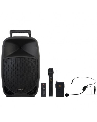 Altavoz portable con bluetooth fonestar malibu-312/ 250w