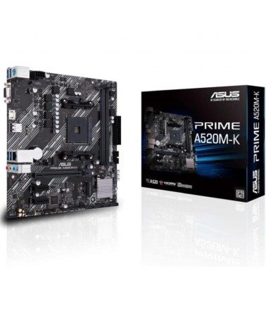 Placa base asus prime a520m-k socket am4/ micro atx
