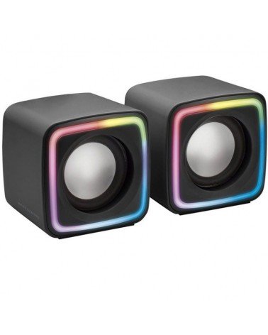 Altavoces mars gaming mscube/ 8w/ 2.0/ negros