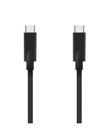 Cable usb 3.2 tipo-c aisens a107-0706 5gbps 3a 60w/ usb tipo-c macho - usb tipo-c macho/ hasta 60w/ 625mbps/ 4m/ negro