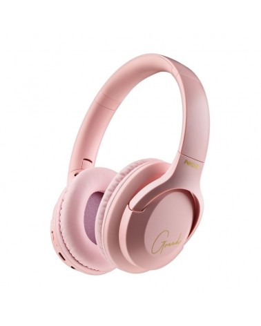 Auriculares inalámbricos ngs artica greed/ con micrófono/ bluetooth/ rosa