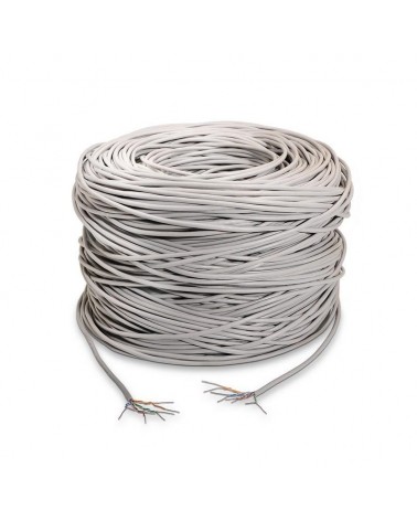 Bobina de cable rj45 utp aisens a133-0208 cat.5e/ 100m/ gris