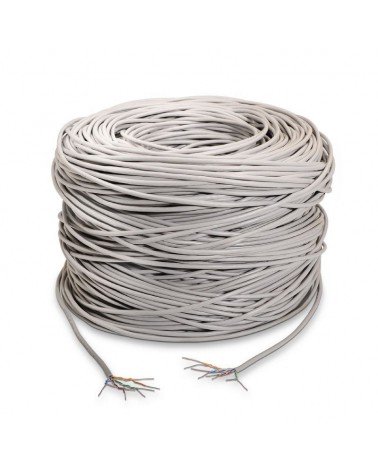 Bobina de cable rj45 utp aisens a133-0209 cat.5e/ 305m/ gris